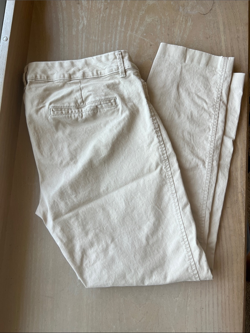 Old Navy Cream Skinny Pants